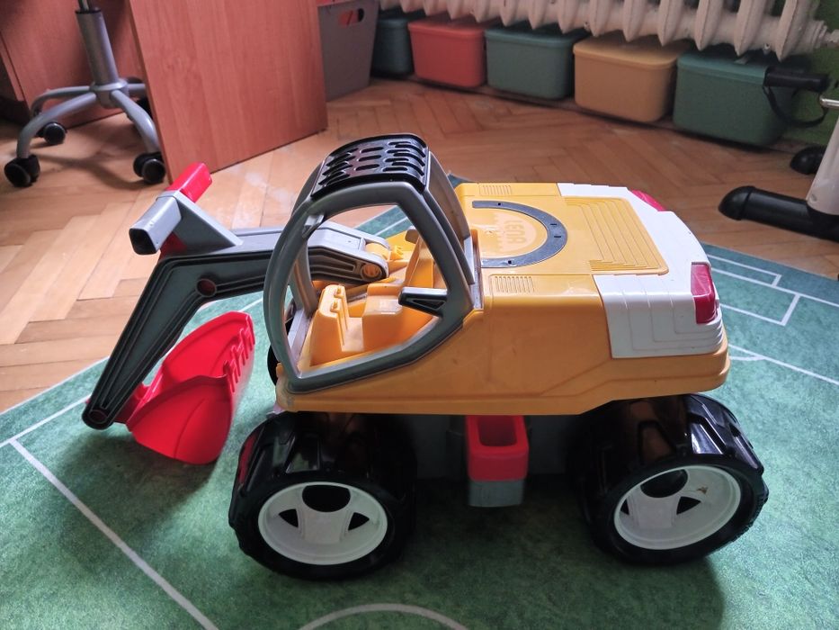 Duży pojazd koparka kołowa dla chłopców