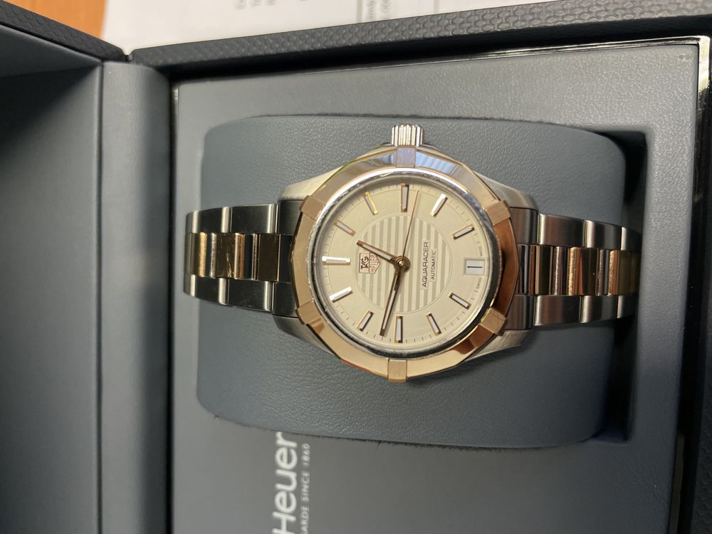 Tag Heuer Aquaracer Ouro e Aço Automático