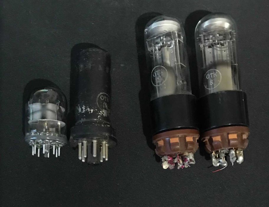 вживані радіолампи в гарному ст. ФЭУ 85, 6Е5С,Г 807, 6Н8С, 6Ж1П, СГ16П