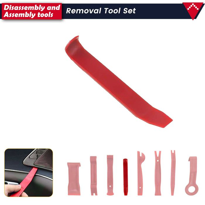 Conjunto Ferramentas Desmonta Plásticos para Carros c/ Estojo 38 peças