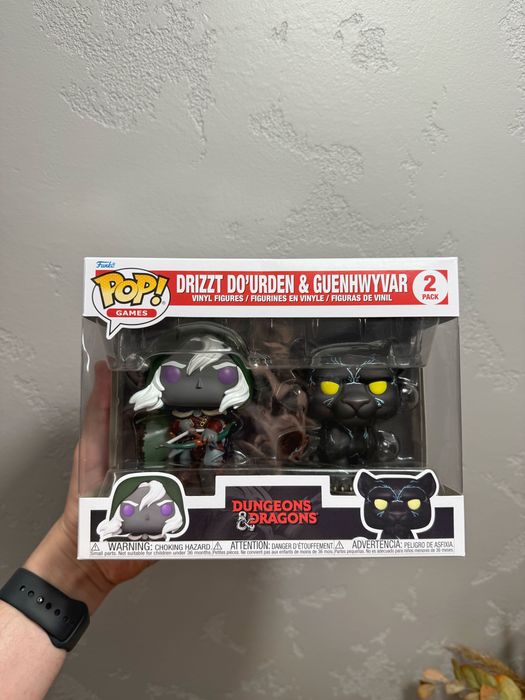 Funko pop dungeons and dragons Drizzt dourden guenhwyvar фанко поп dnd