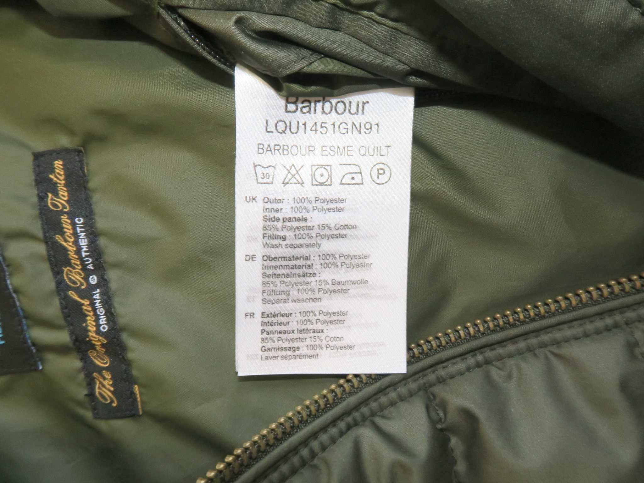 Barbour kurtka pikowana damska 38