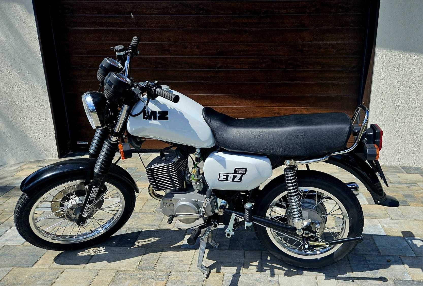 Motocykl MZ ETZ 150 jak nowy DDR po kapitalnej renowacji zarejestrowa