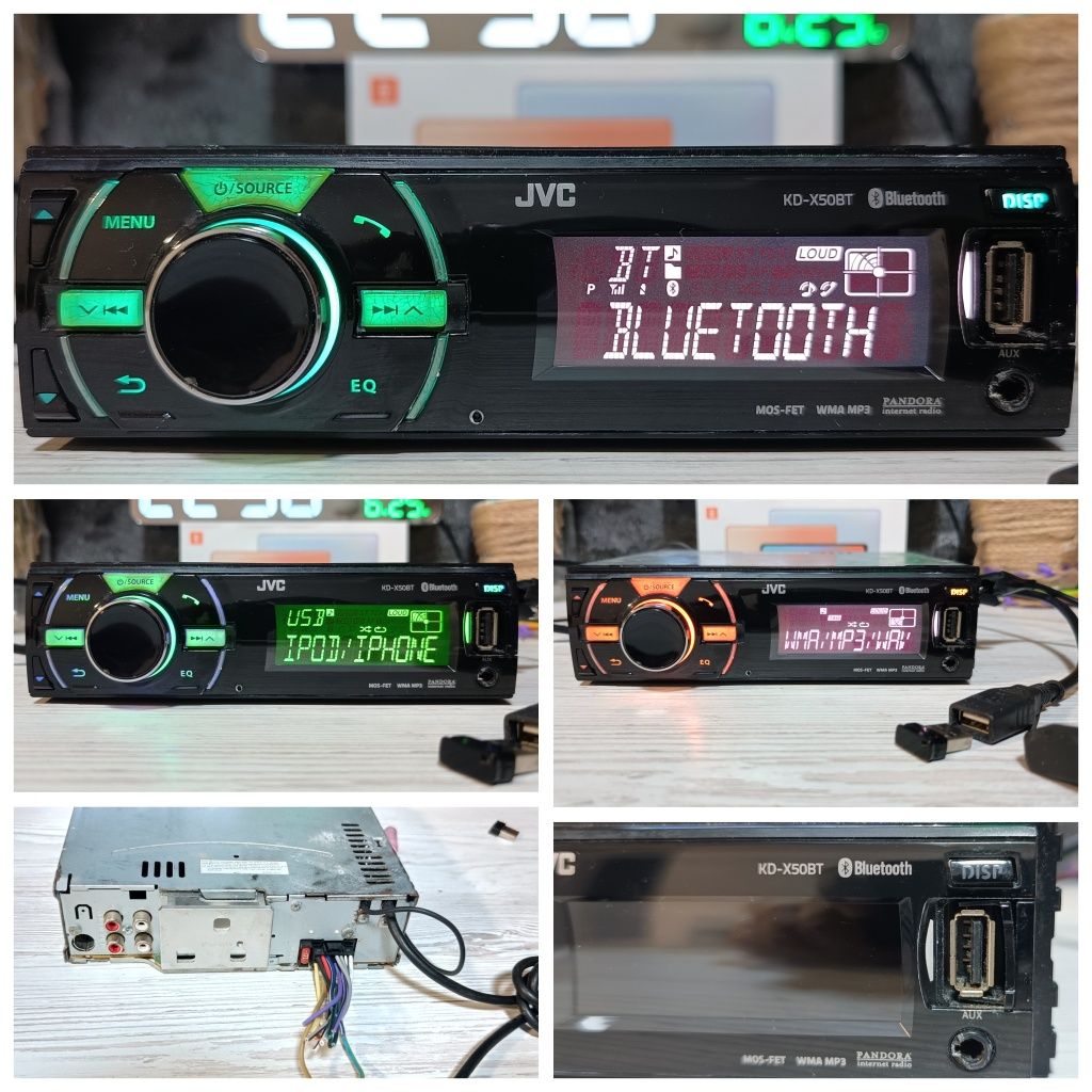 Процесорний JVC kd-x/Bluetooth audio