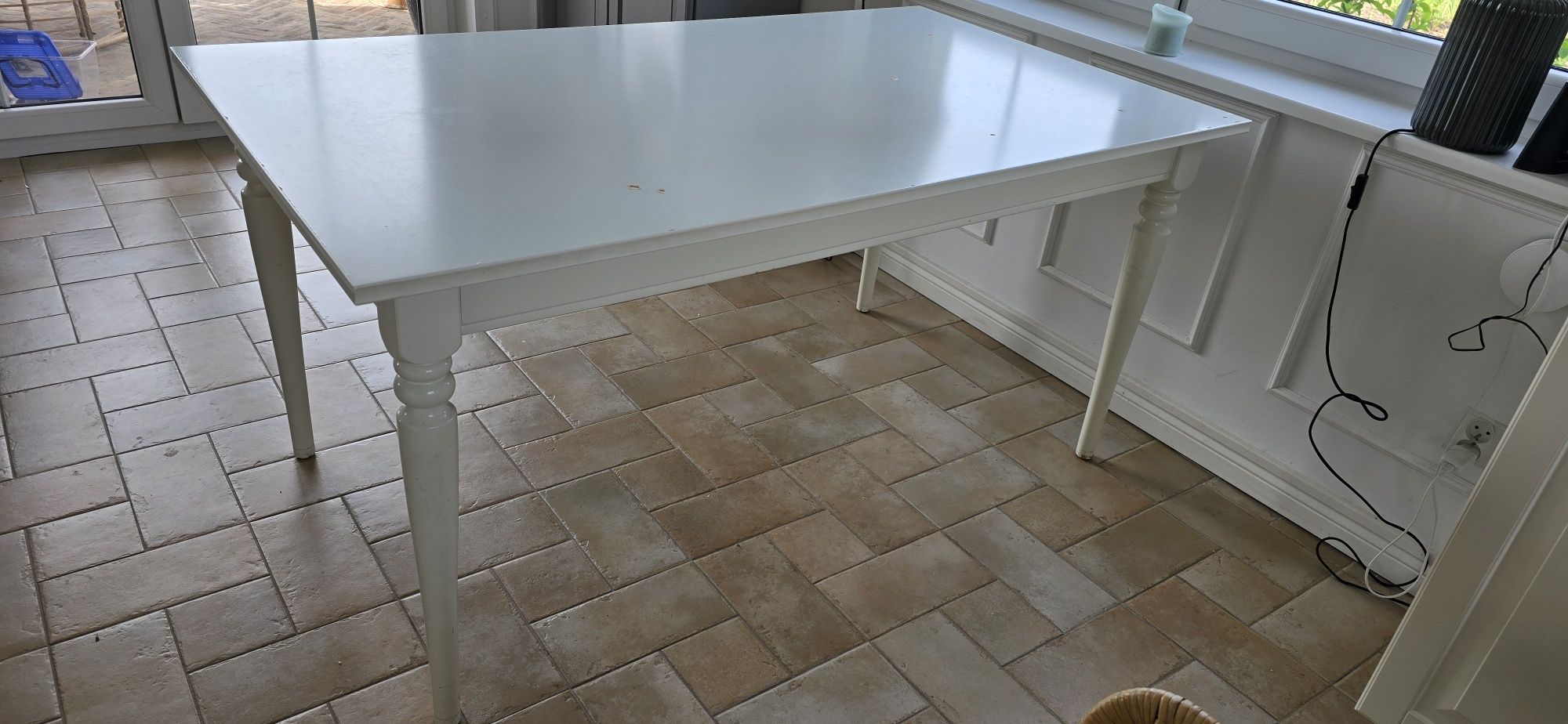 Stół rozkładany Ikea Ingatorp biały 155/215cm x 87 cm