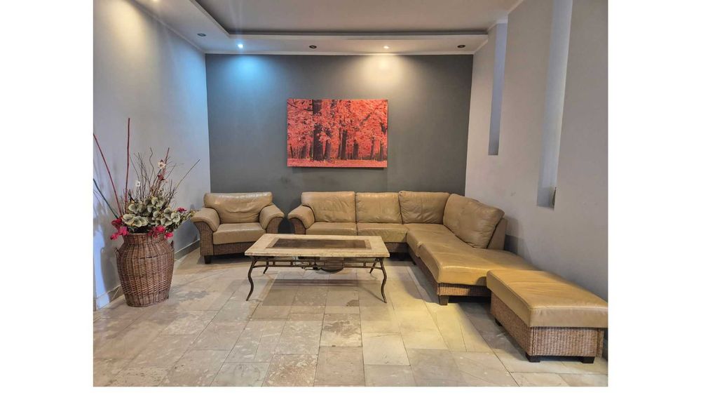 Skórzany zestaw wypoczynkowy