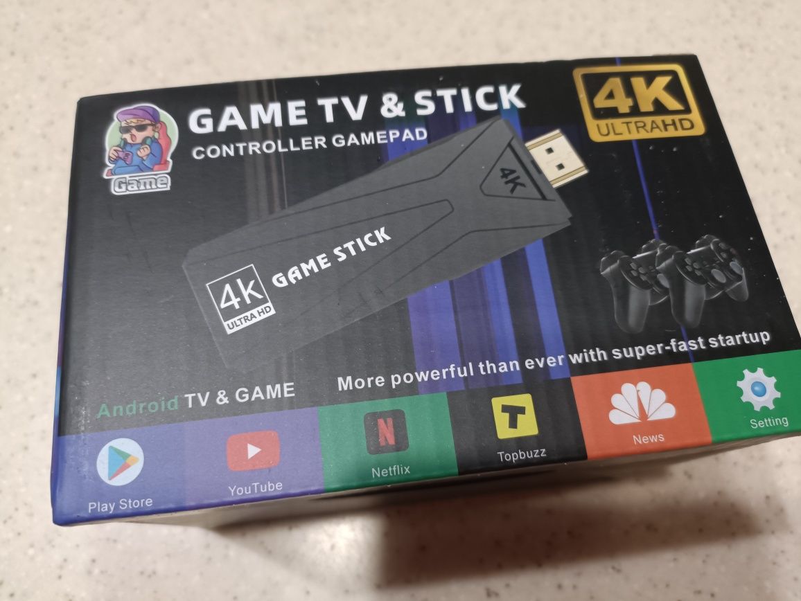 ігрова консоль 4K GT65 DATA FROG с Android TV +карта 64 гб