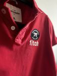 Abercrombie & Fitch koszulka polo junior xl 158/164 cm czerwona