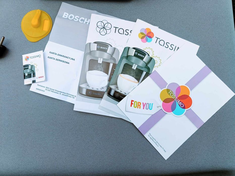 Nowy Ekspres kapsułkowy Bosch Tassimo TAS3205 kolor morski