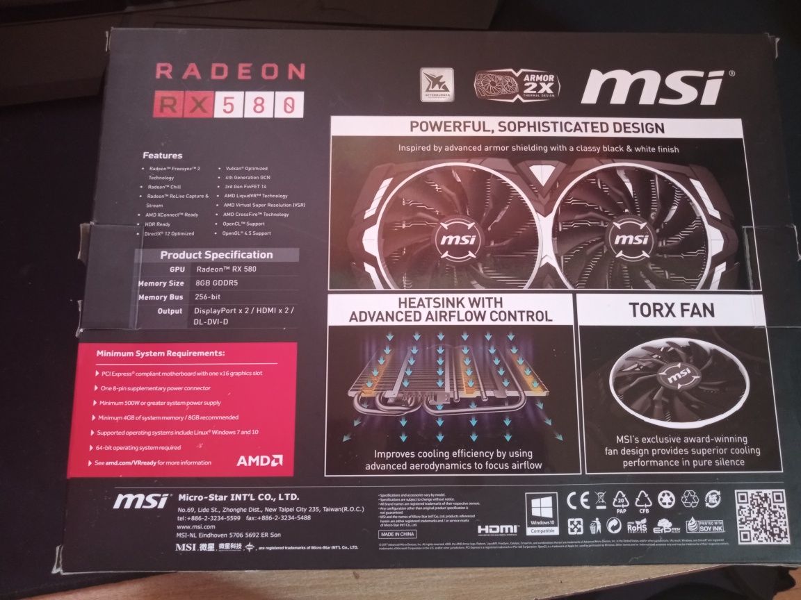 Karta graficzna rx 580 oc