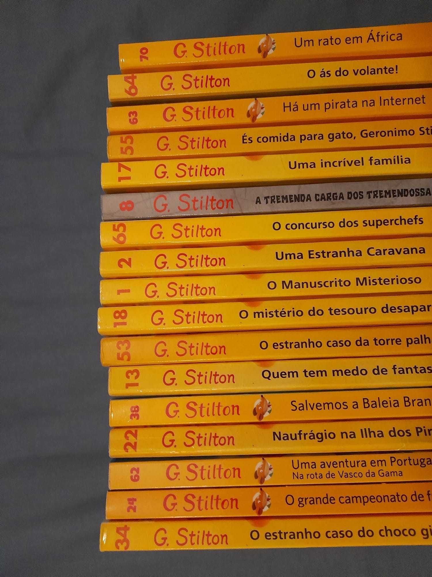 Colecção Gerónimo Stilton - vários livros