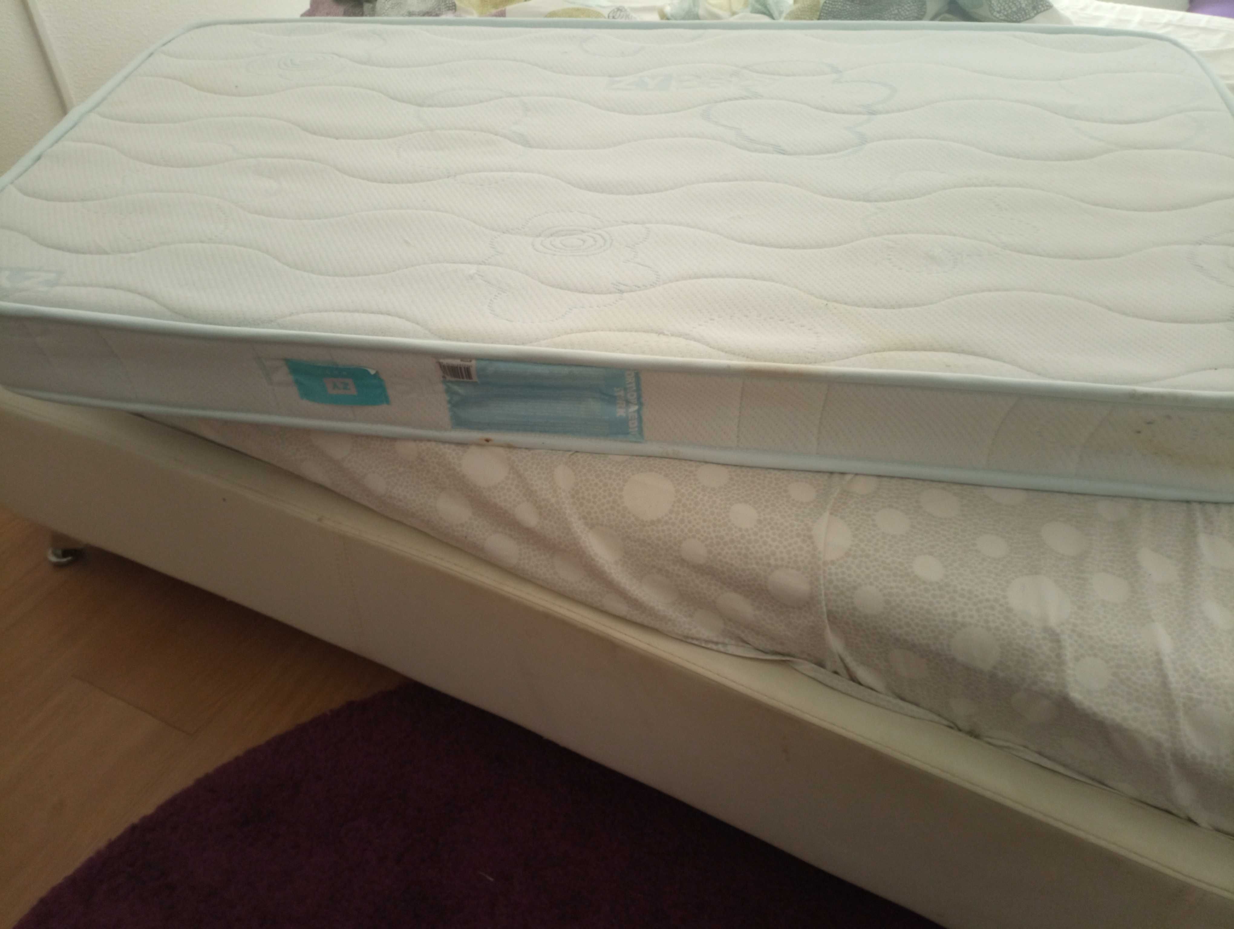 Colchão ortopédico de molas para cama 120×60 cm
