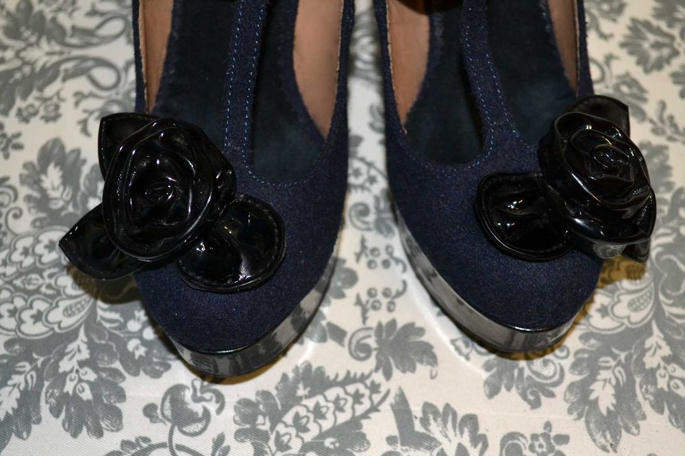 Туфли с розой DG Dolce & Gabbana Дольче Габбана 37 размер