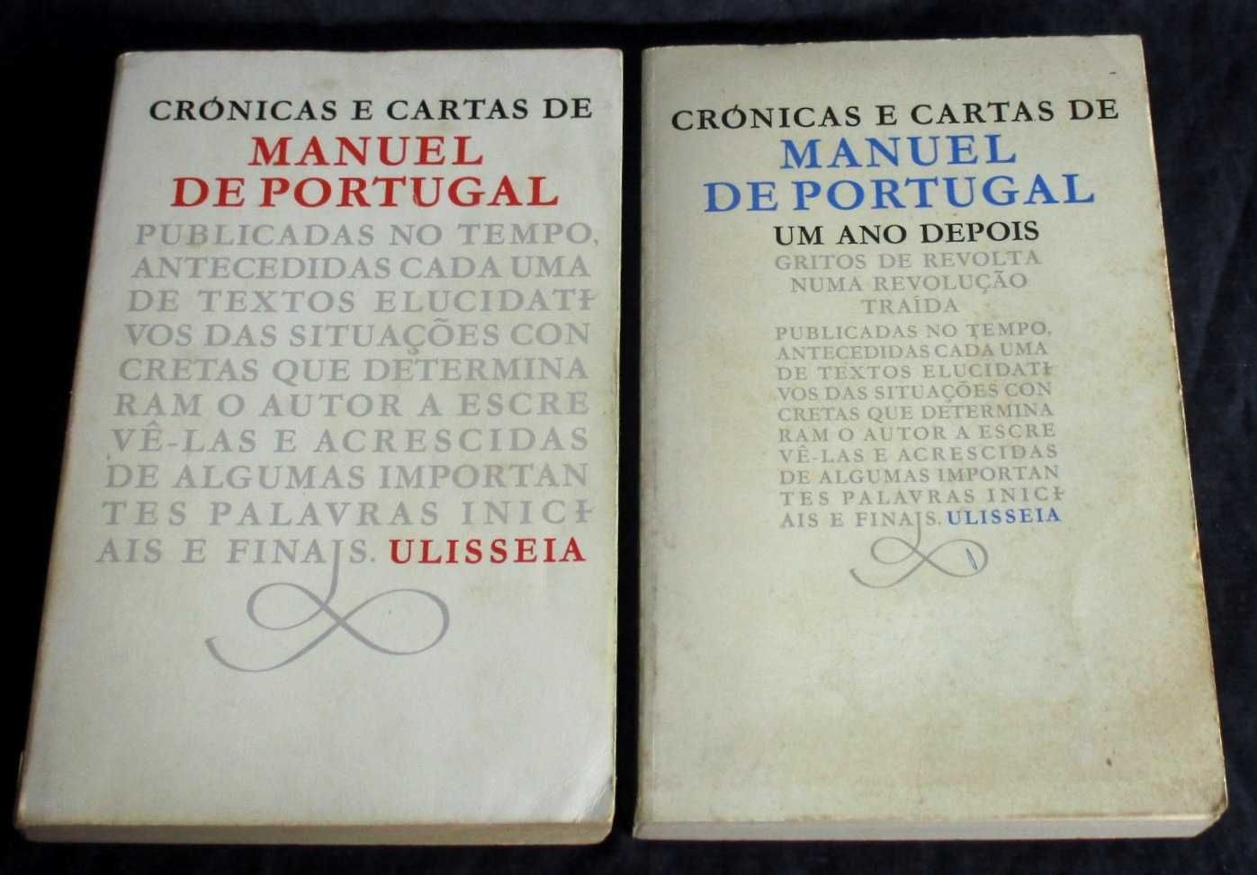 Livro Crónicas e Cartas de Manuel de Portugal 1975