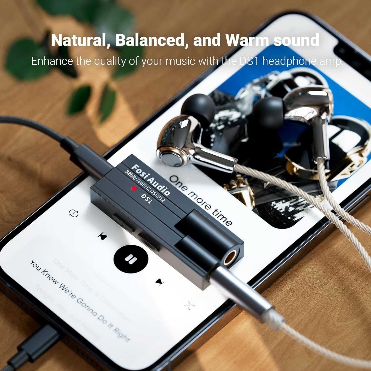 Fosi Audio DS1 USB-C DAC DSD512 32bit/768kHz 3.5/4.4mm HiFi AMP
