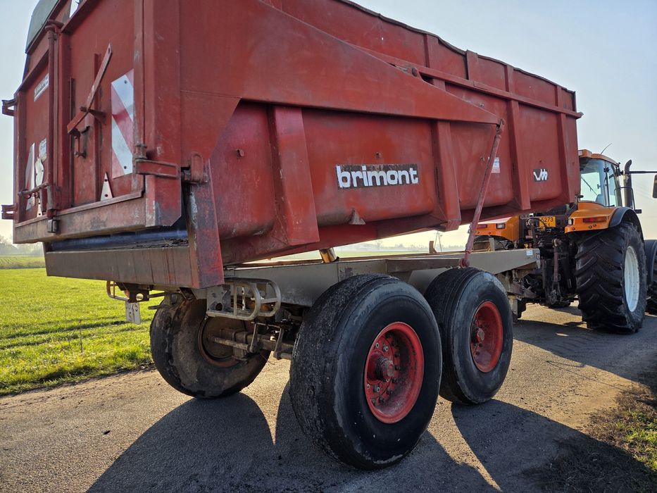 Przyczepa budowlana skorupowa lambert 12, 14 ton brimont