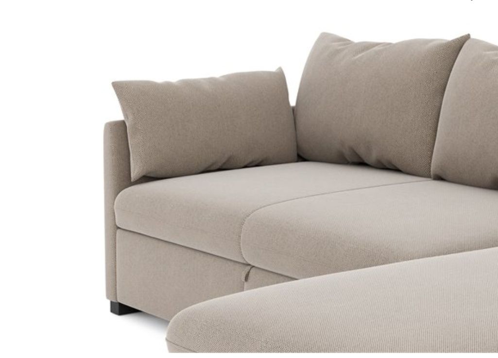 Sofá chaise longe c/cama reversível