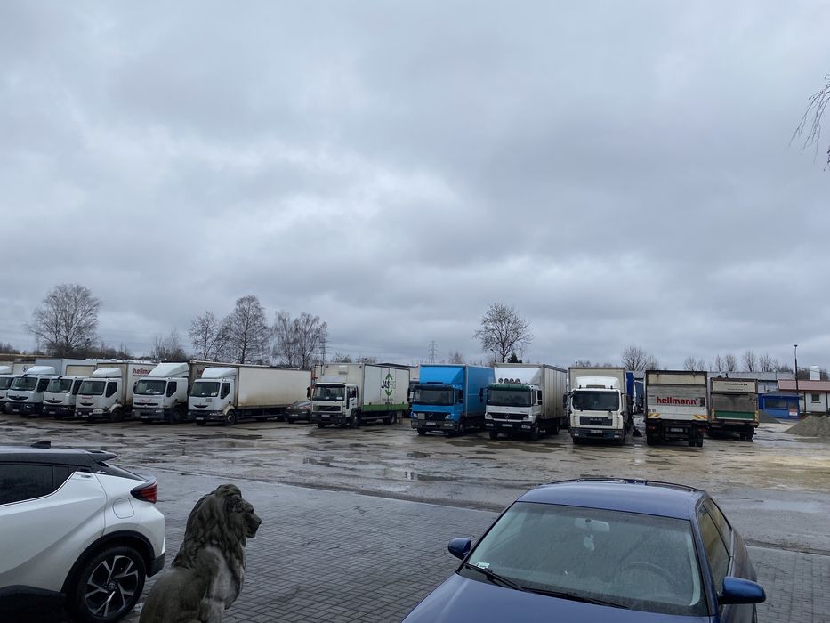 Parking dla samochodów ciężarowych