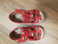 Kapcie dziecięce 23 buciki czerwone polska firma zdrowa stopa