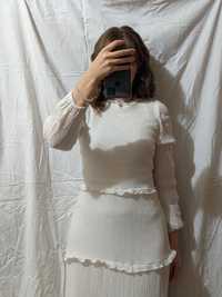 Біла сукня sinsay