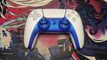 Pad PS5 Playstation 5 Dualsense BDM-020 Biało Niebieski Analogi Halla