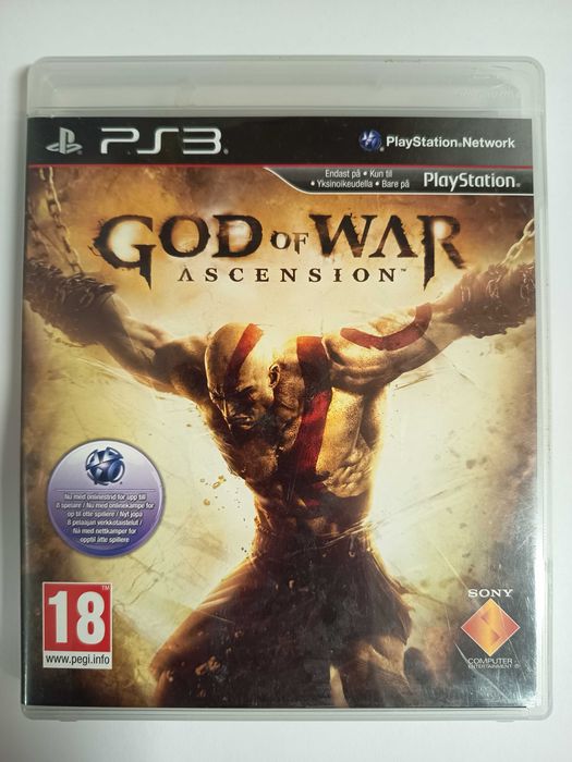 God of War Ascension PS3 skandynawska okladka gra angielski