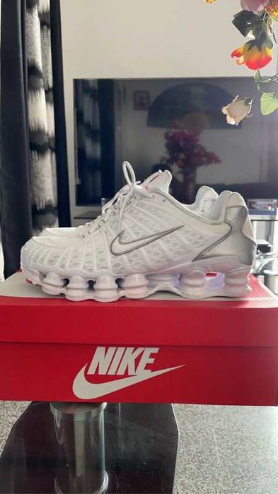 "Buty Trampki" Nike_Shox_TL_White_R.37.5