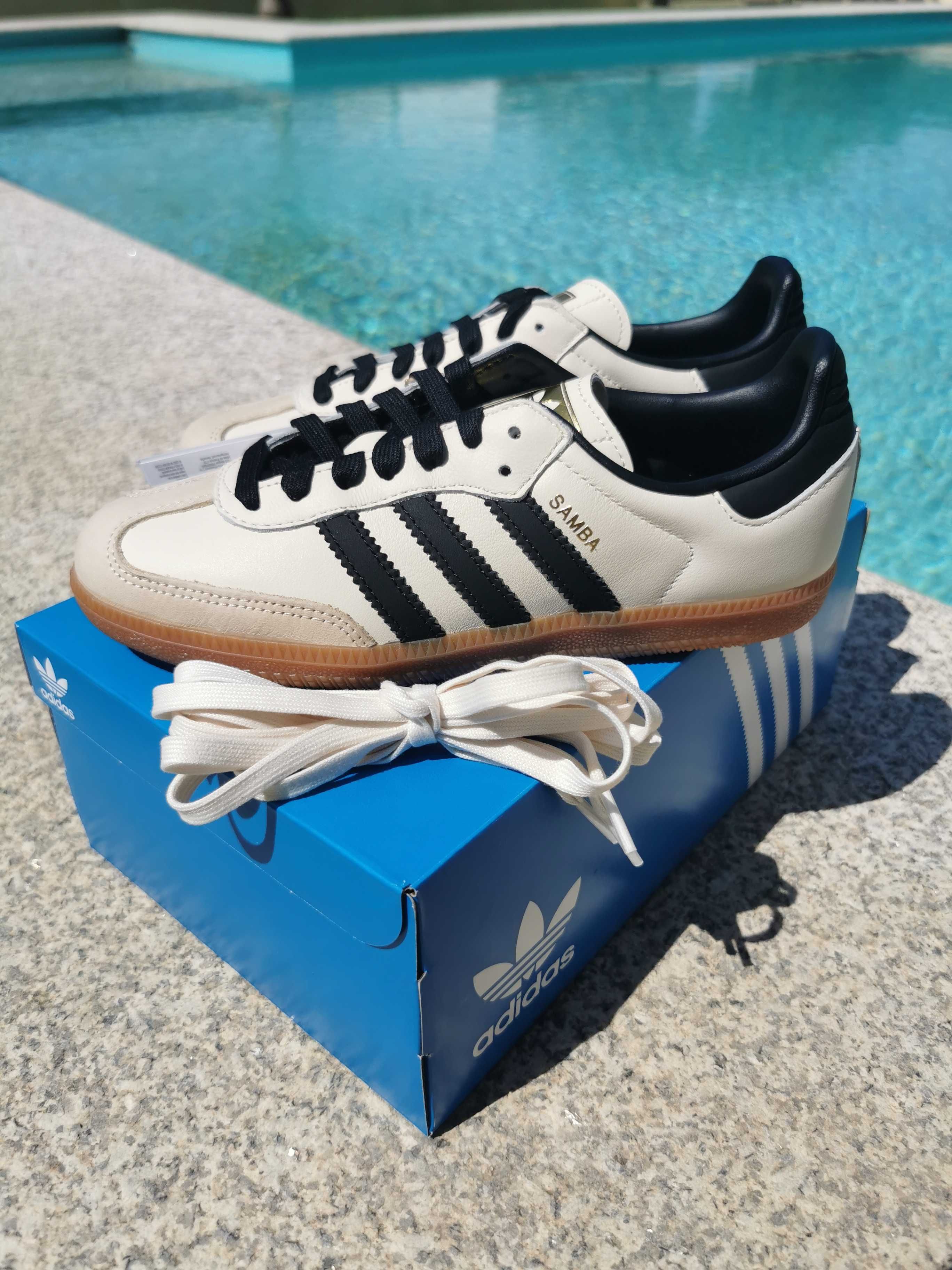 Adidas Samba OG Cream White Sand Strata 38