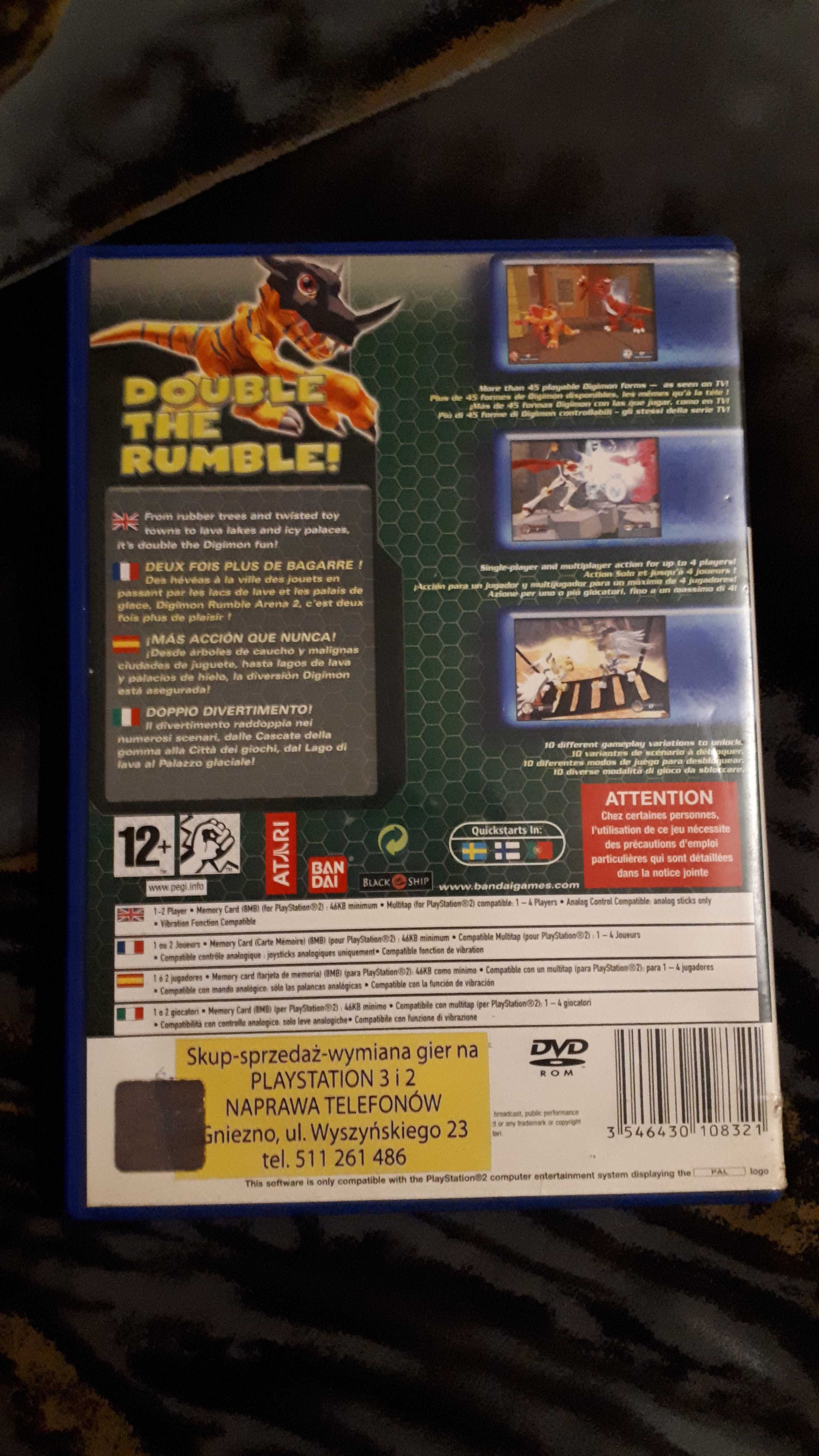 Digimon Rumble Arena 2 Ps2