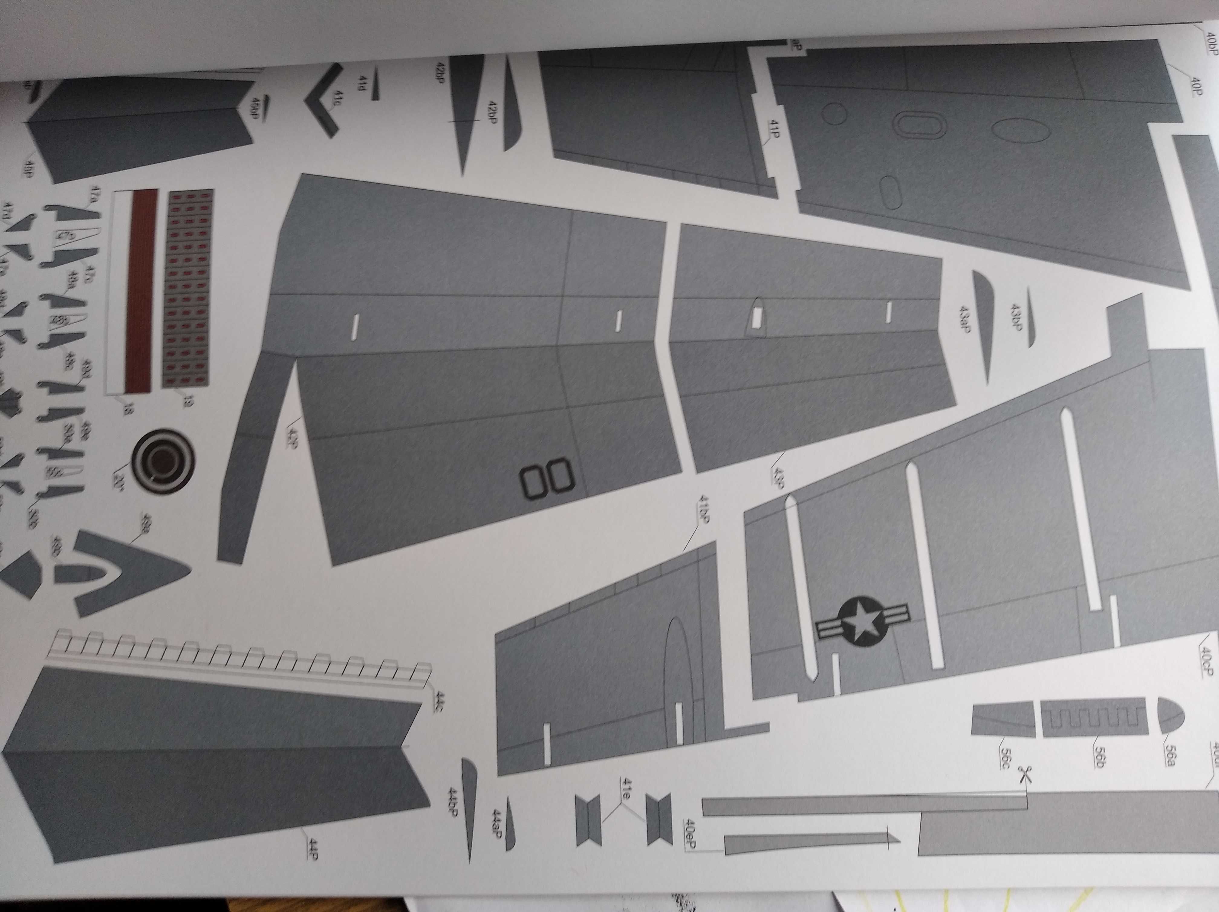 Model kartonowy myśliwiec F/A-18E Super Hornet Top Gun Angraf Model