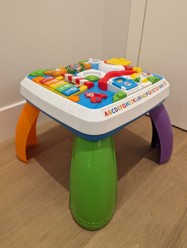 Stolik edukacyjny Fisher Price wersja Angielska & Hiszpańska