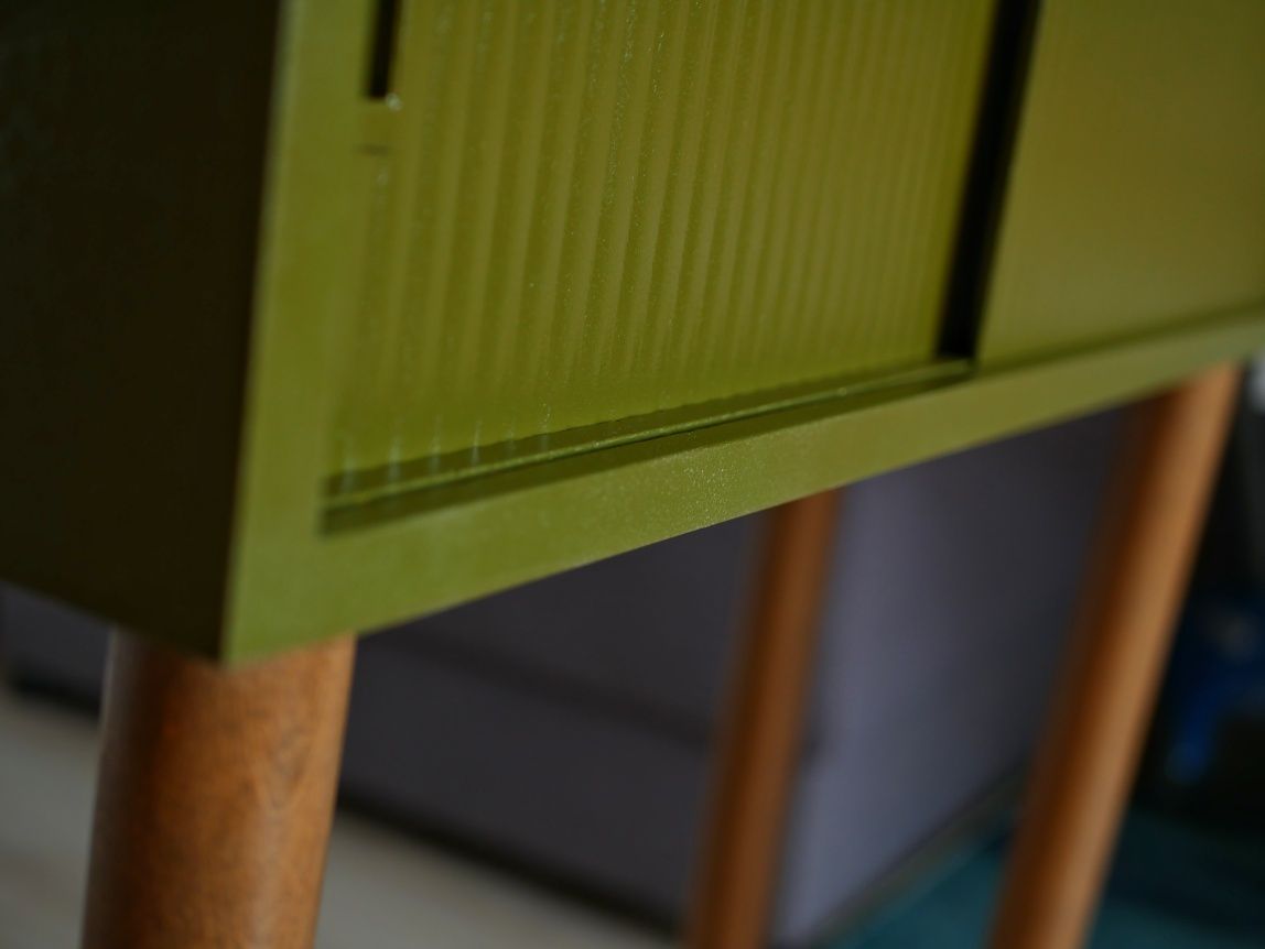 Szafka / konsola handmade – wąski mebel do przedpokoju i salonu.