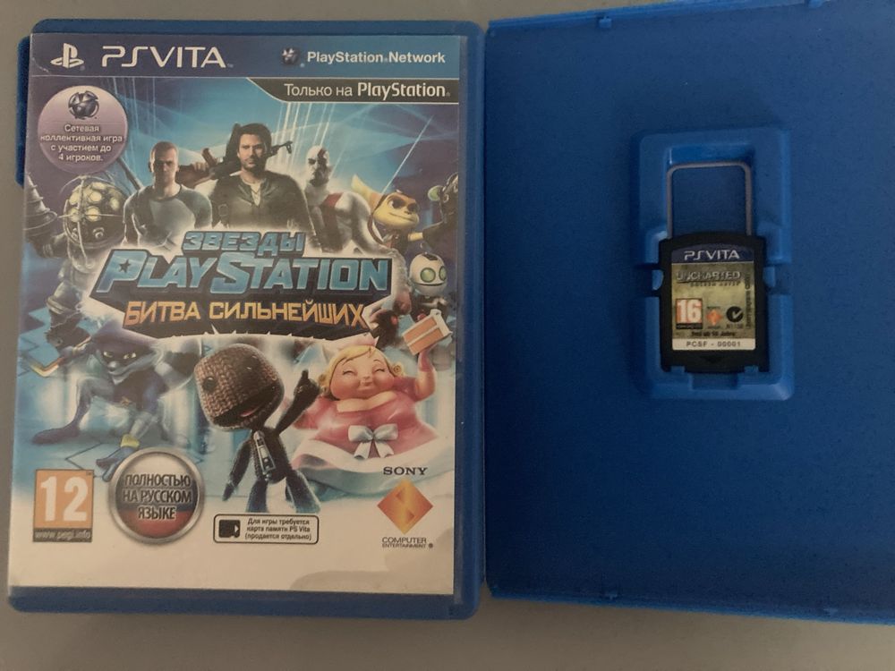 PlayStation VITA, Wi-Fi, модель 1004, фат, 16 Гб, не прошитая, 7 игр.