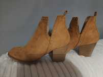 Botki zamszowe DeeZee kolor Camel 37
