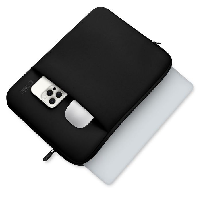 "Etui Neoprenowe Tech-Protect Czarne Do Laptopa 13 Calowego"