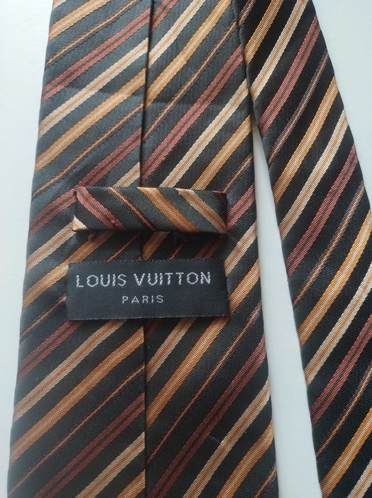 Louis Vuitton vintage Silk Tie jedwabny krawat 100% jedwab