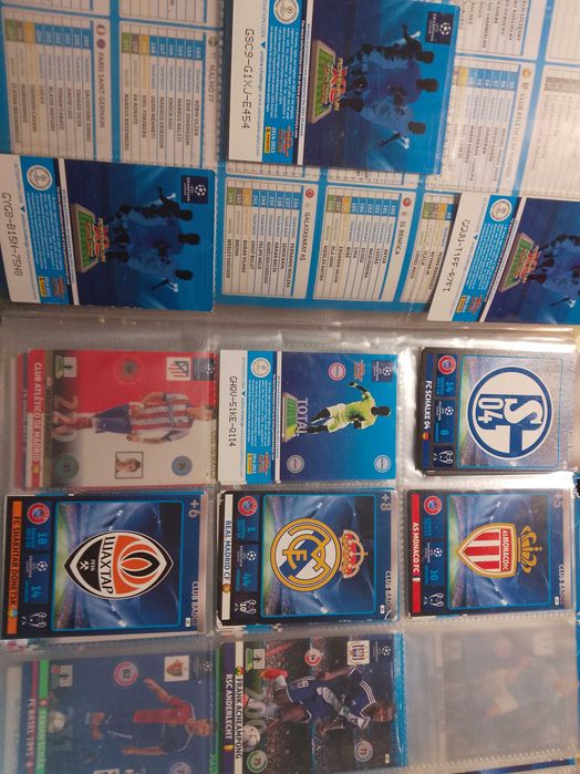 duży zestaw album i karty piłkarskie adrenalyn, pozostałość