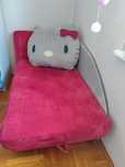 Łóżko dziecięce narożnik hello kitty