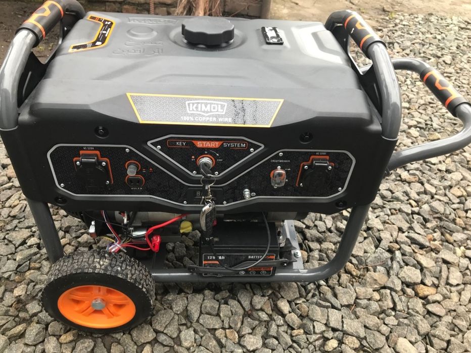 Генератор Kimol 3.5kw газ бензин преміум класу з пультом дист.упр.мідн