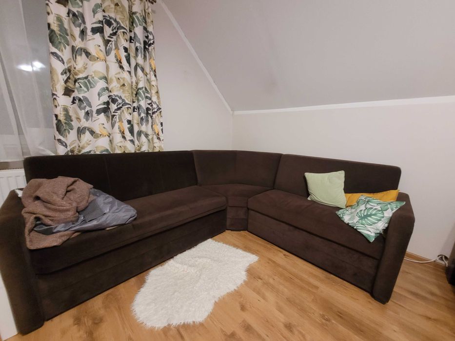 Narożnik z funkcją spania