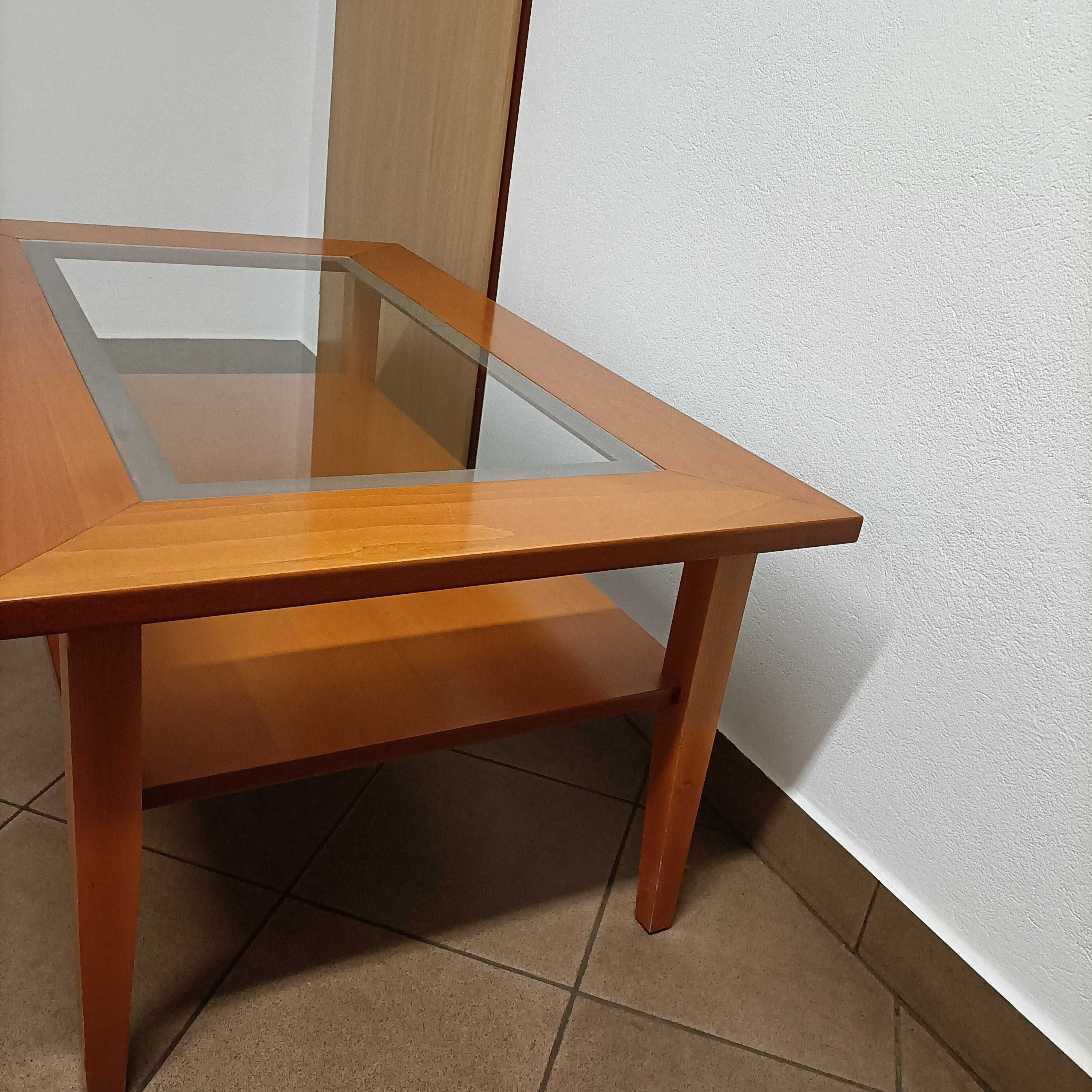 Ława że szkłem stan dobry.