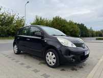 Nissan Note czarny 1.4 benzyna 2010 salon polska