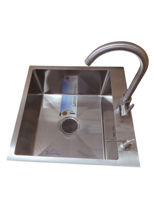 Мийка кухонна+дозатор+кошик+сифон