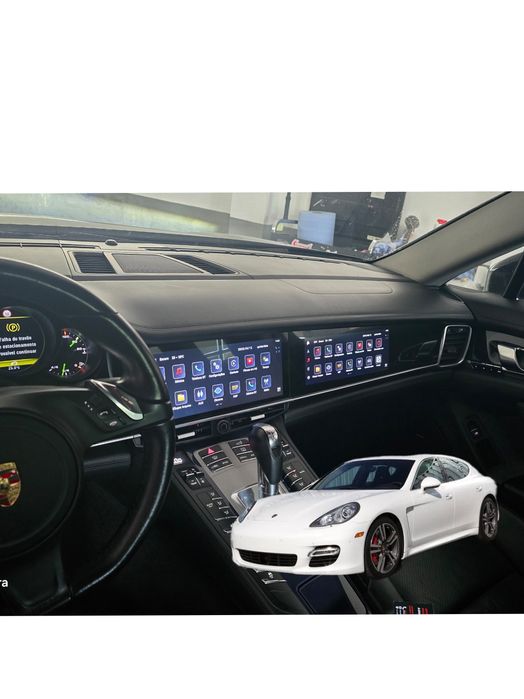 Rádio Porsche Panamera 10-16 Android 14 Duplo ecrã (Novo)