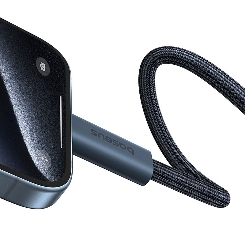 kabel przewód usb-c - usb-c 240w pd 8k 60hz 40gb/s 1m czarny
