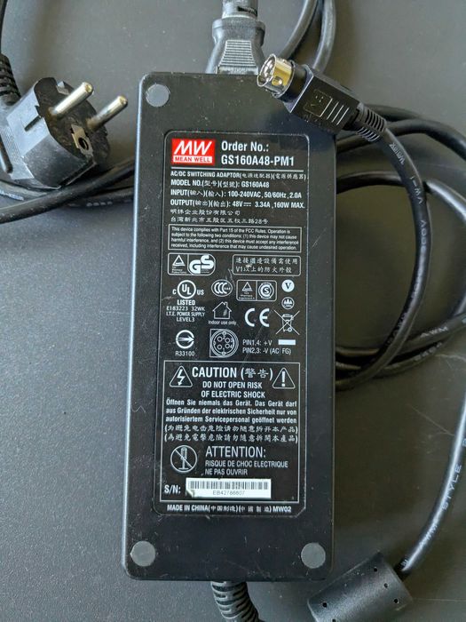 Блок живлення 48 Вольт 160 Вт Mean Well GS160A48