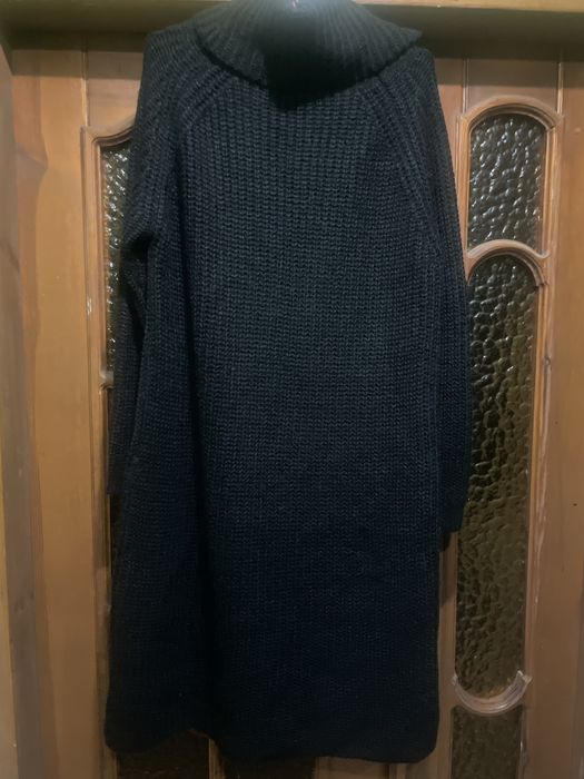 Платье крупной вязки