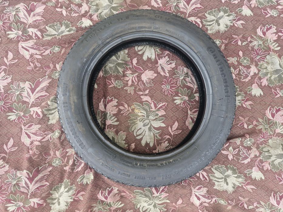 Шина 115/90r16 Continental, Докатка