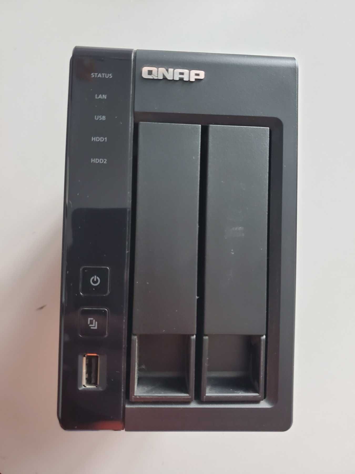 Мережеве сховище QNAP TS-219P II + 2 HDD на 1Tb кожний