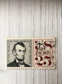 Продаеться почтова марка СШАЛінкольн.